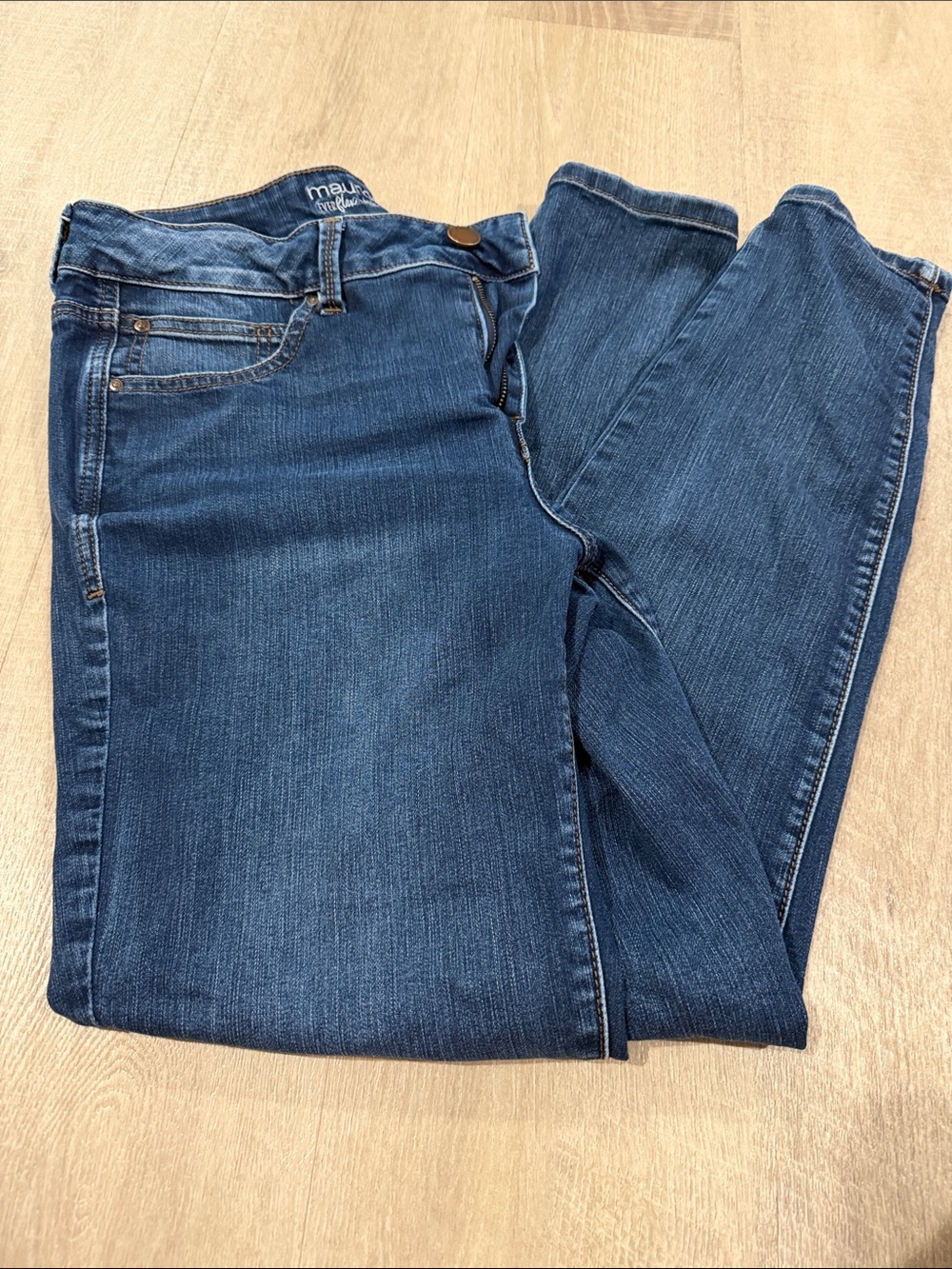 Maurices Dark Blue Skinny Jeans